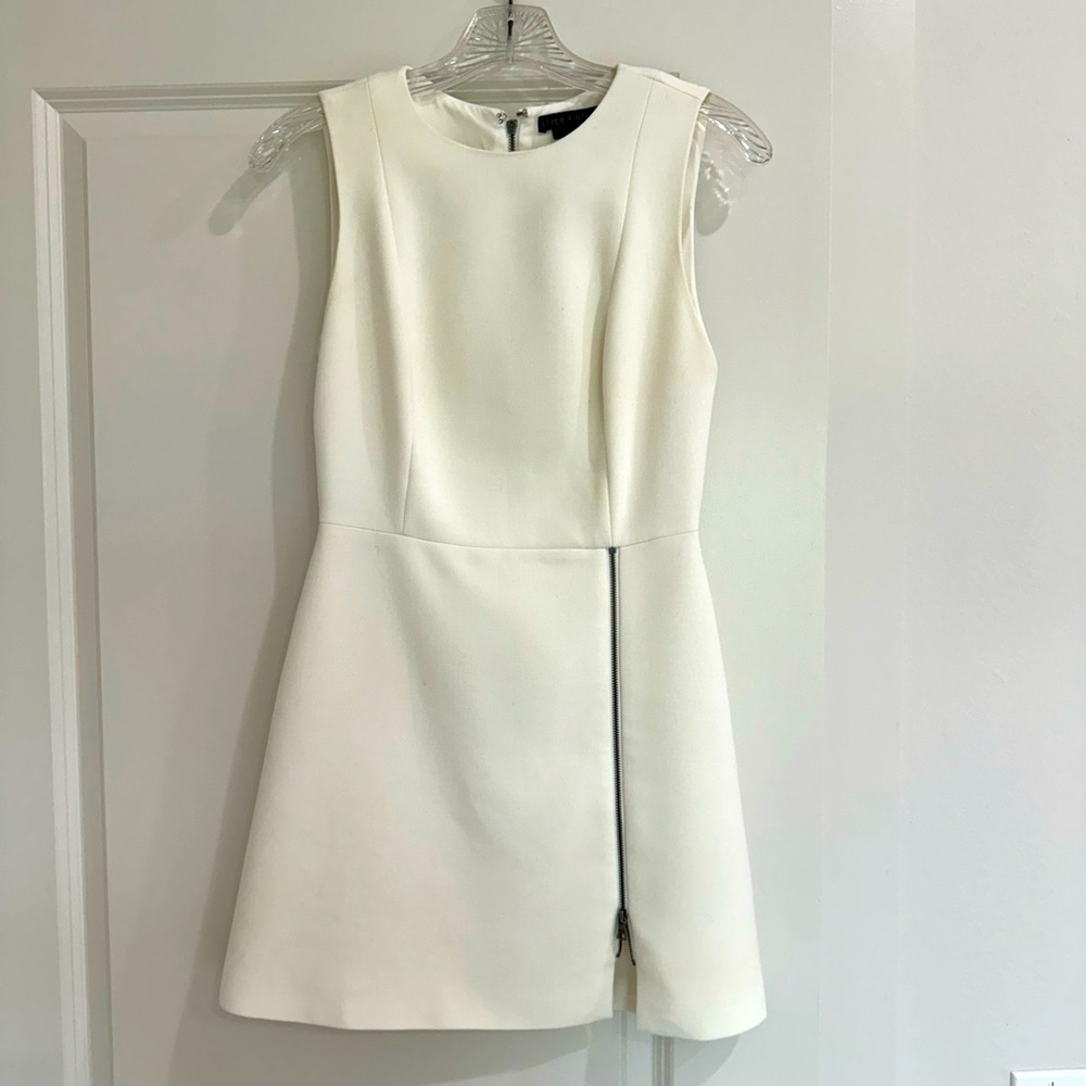 Alice & Olivia white mini dress